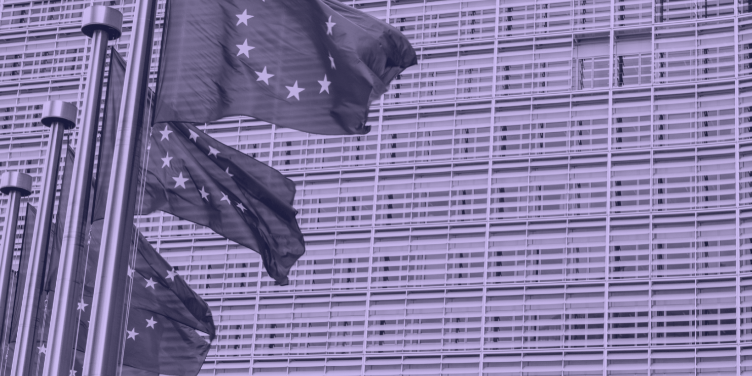 EU flags Bruxelles